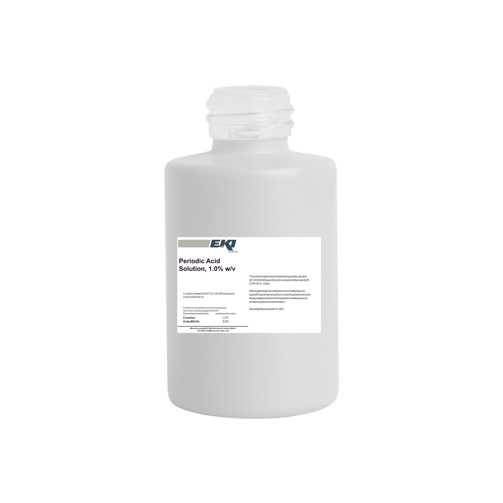 Periodic Acid Solution, 1.0% w/v (500 mL)