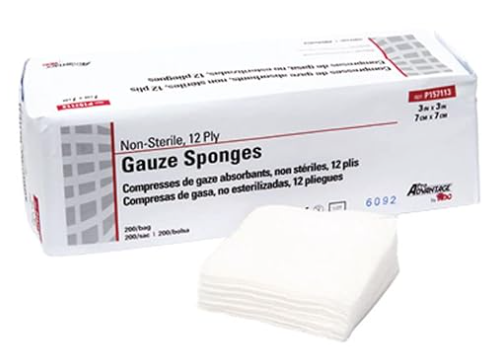 Gauze Sponge Non-woven 4x4"